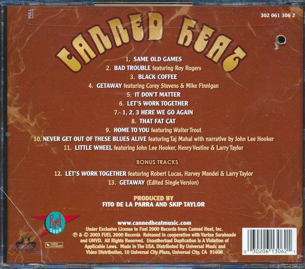 Canned Heat - Friends in The Can