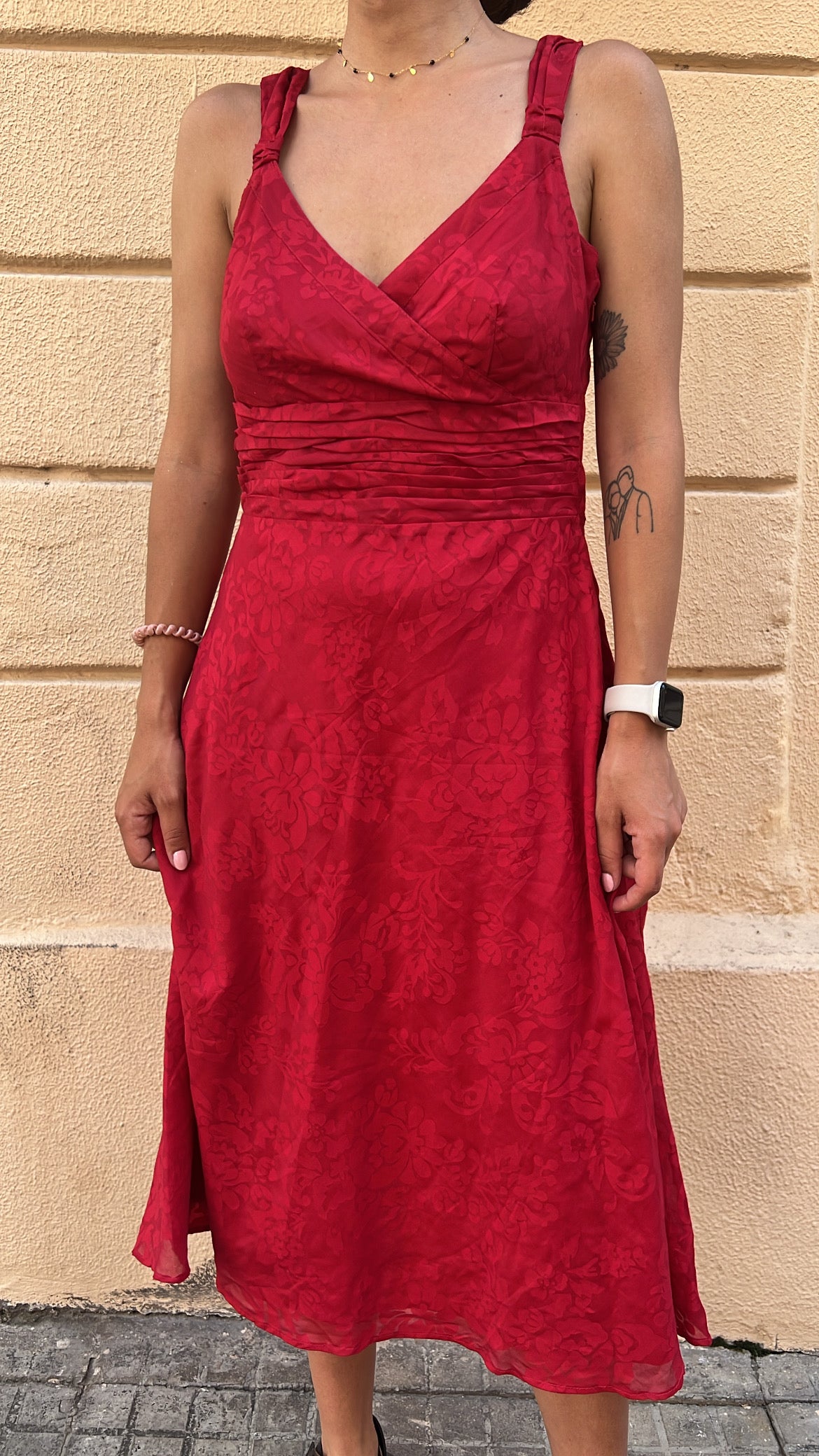 Ruched Waist Occasion Dress