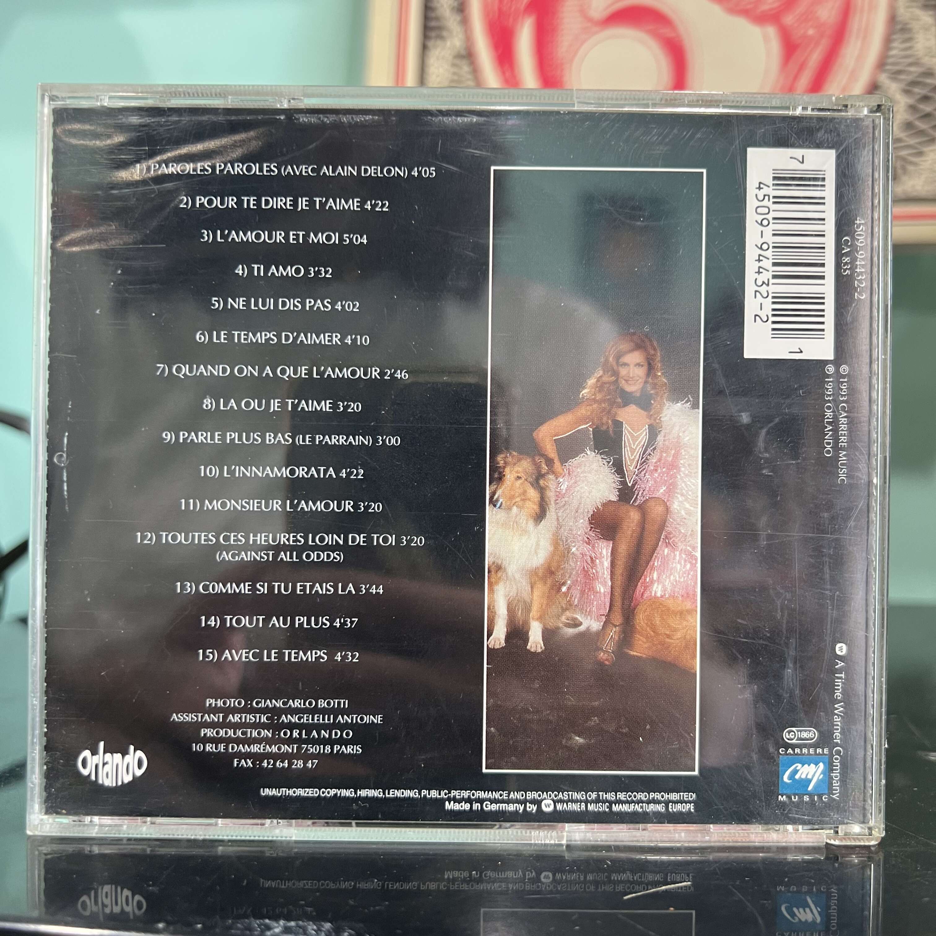 Dalida - Paroles D'amour