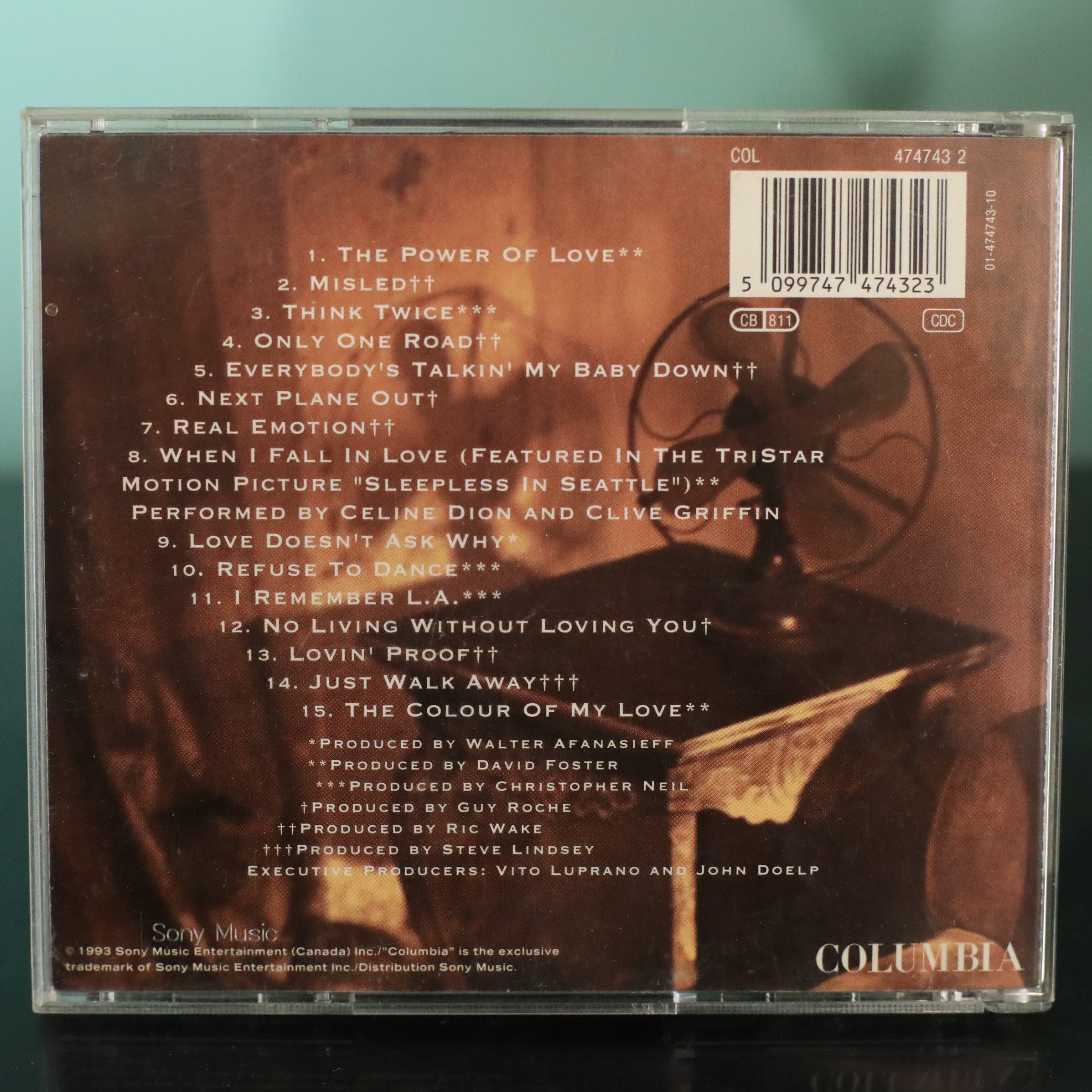 Celine Dion - The Colour of my Love