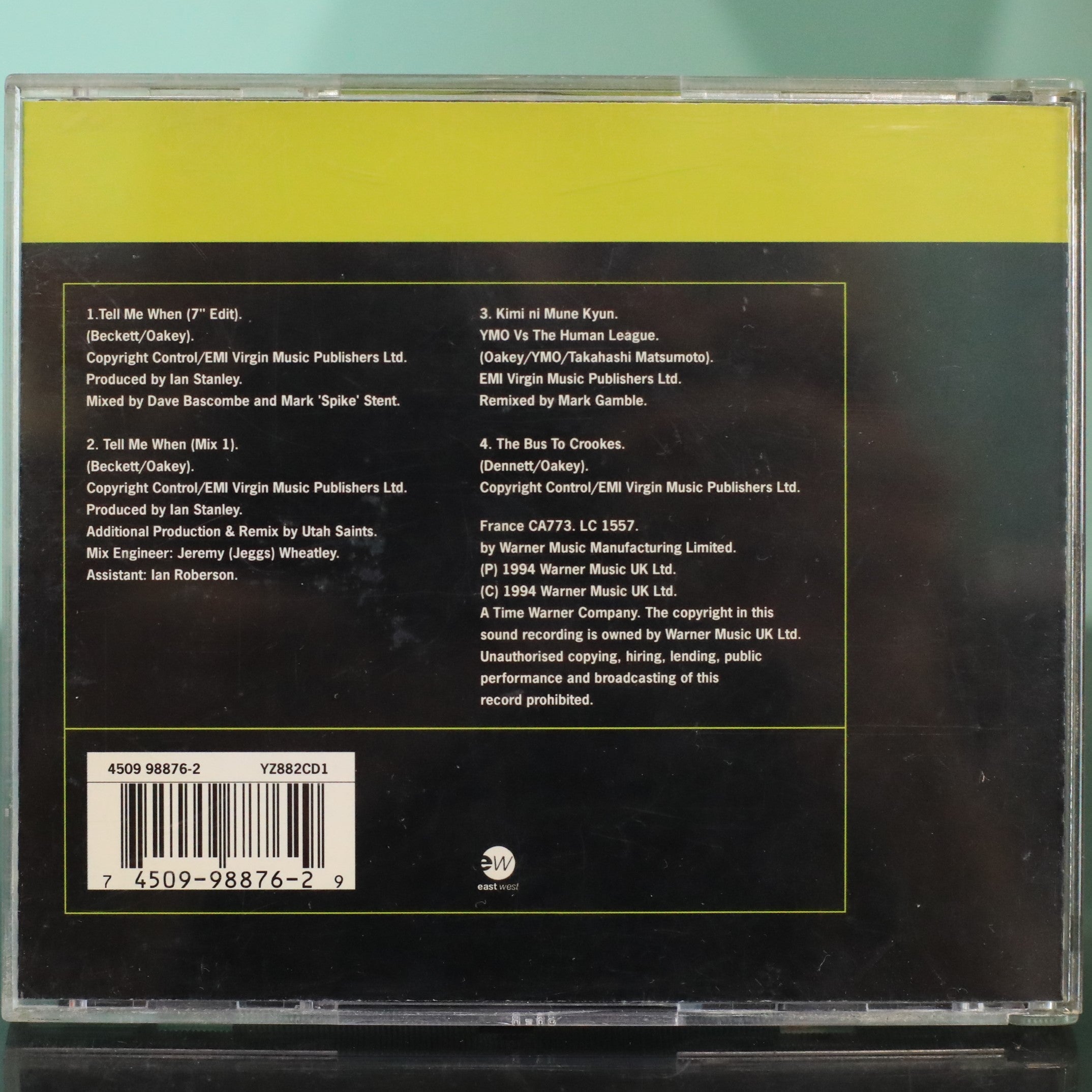 The Human League - Tell Me When