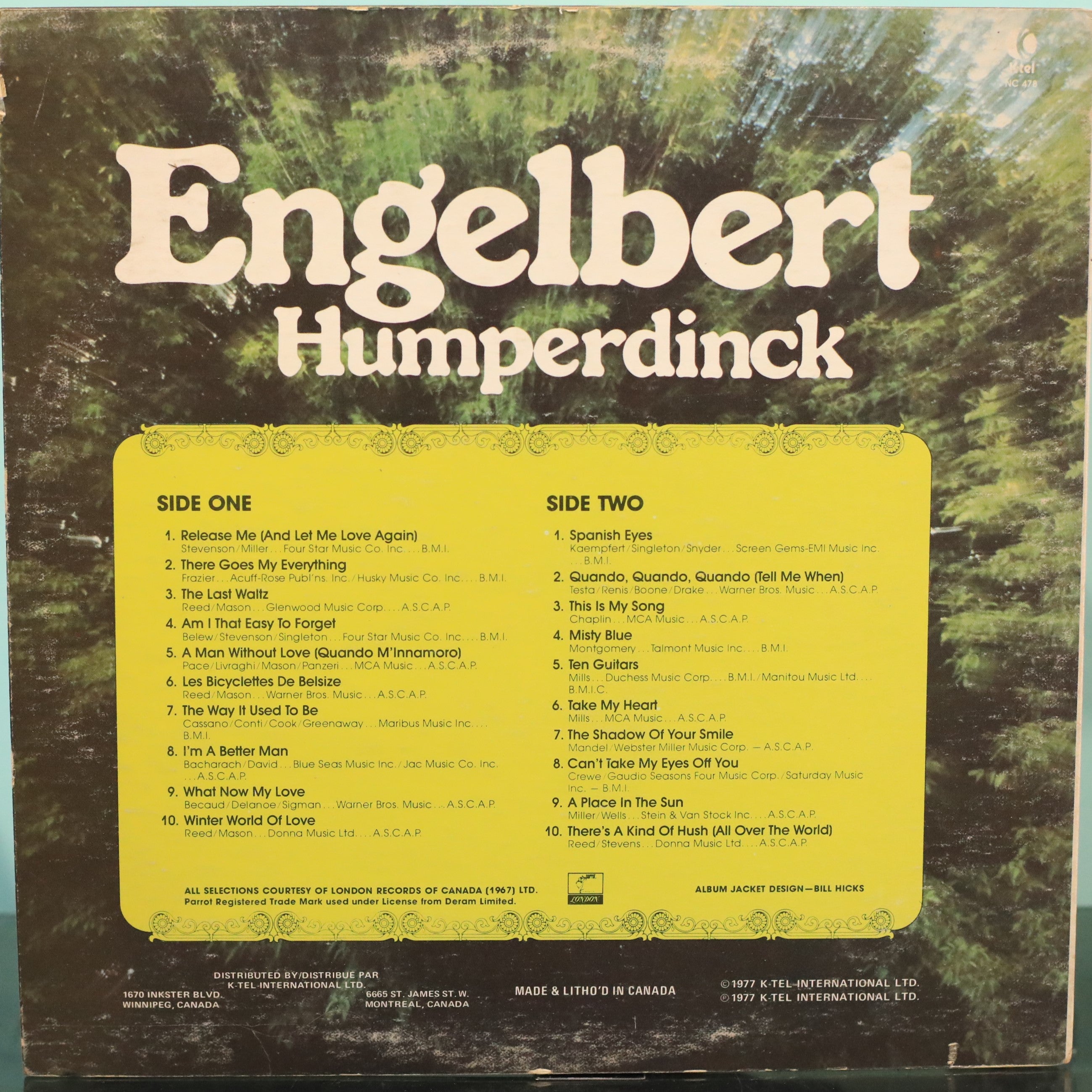 Engelbert Humperdinck - 20 Great Hits