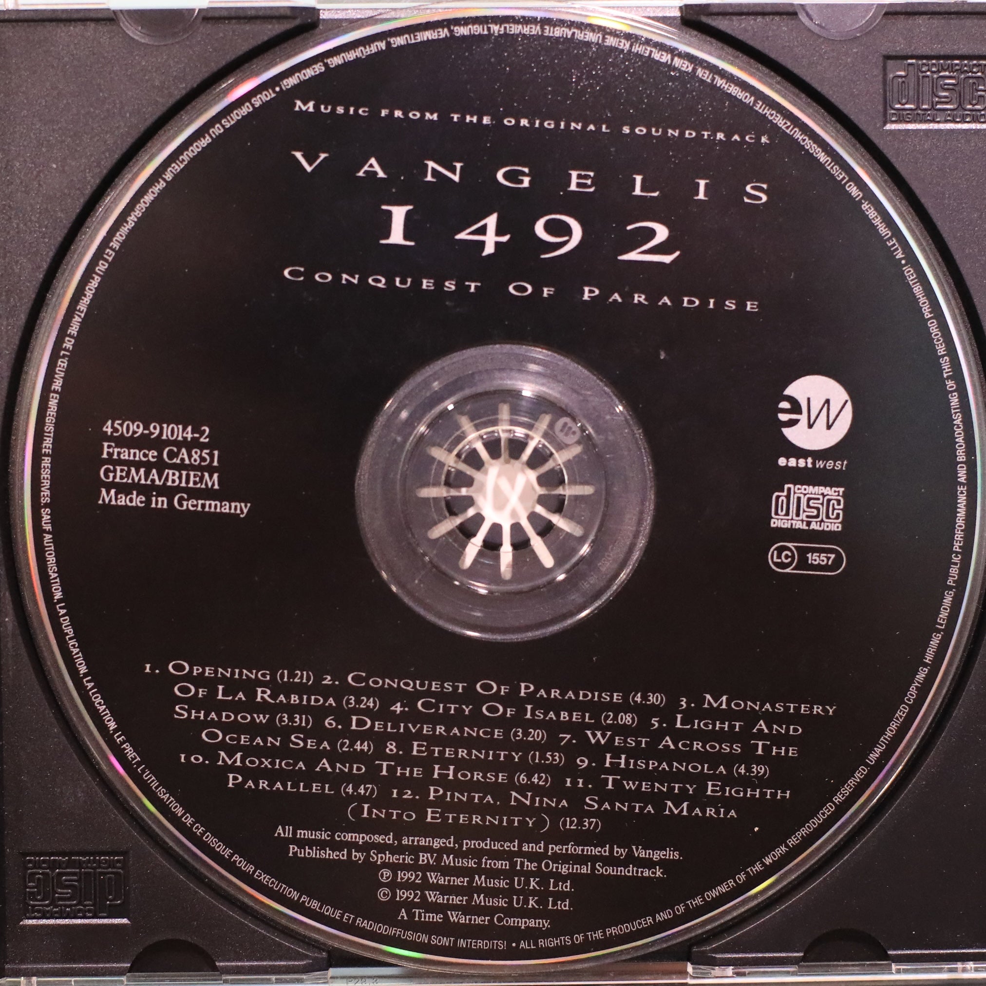 1492 – Conquest Of Paradise (Music From The Original Soundtrack)