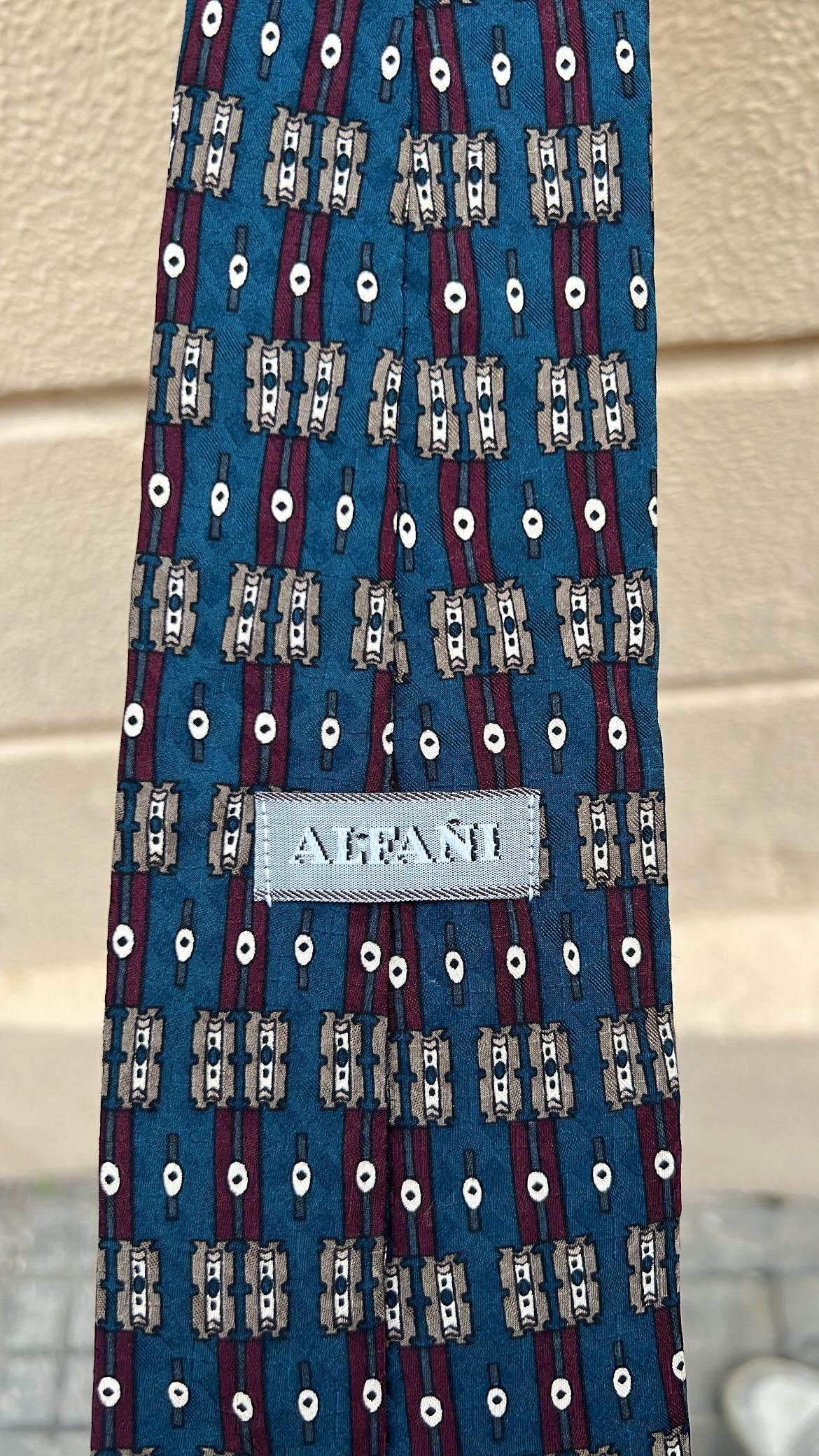 Blue-Green Vintage Tie