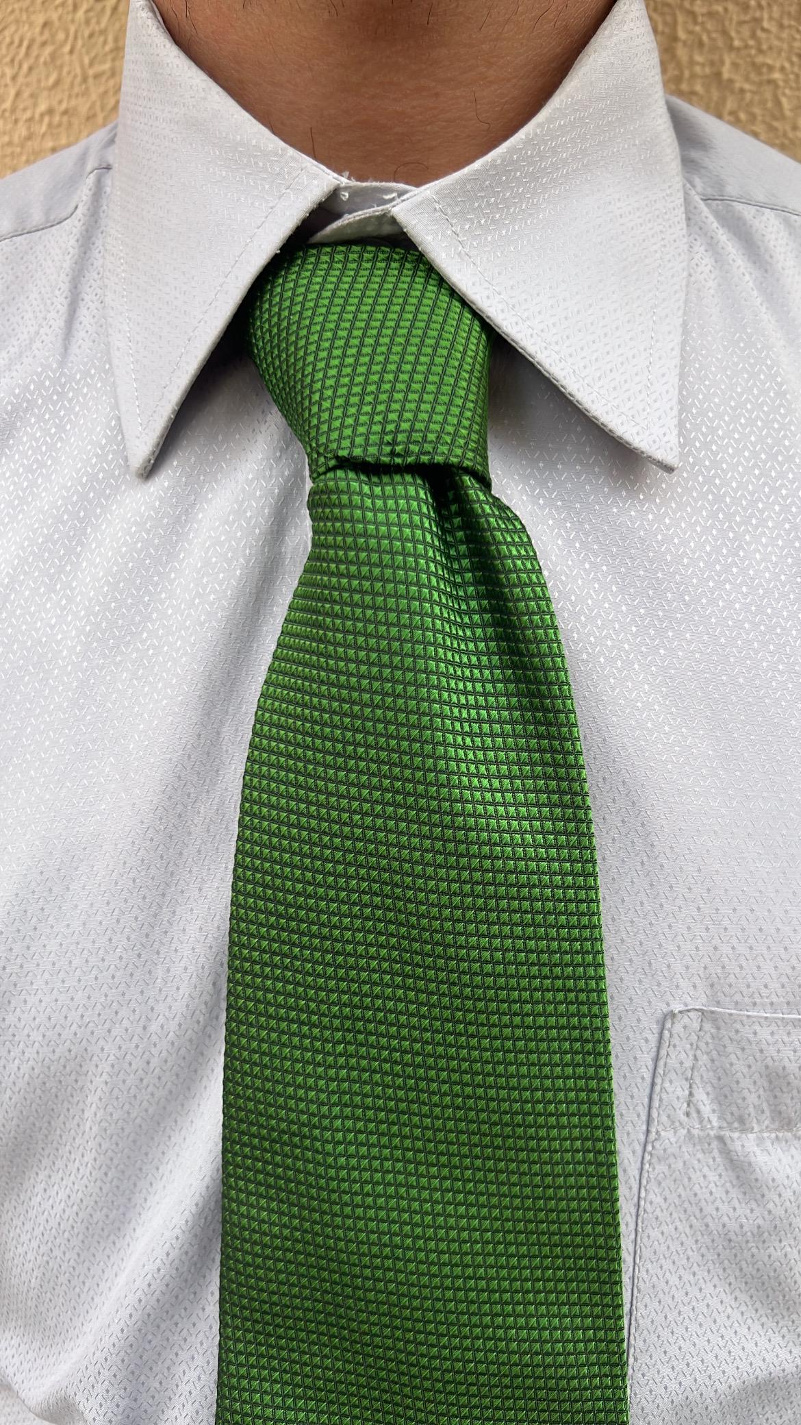 Vintage Green Textured Tie