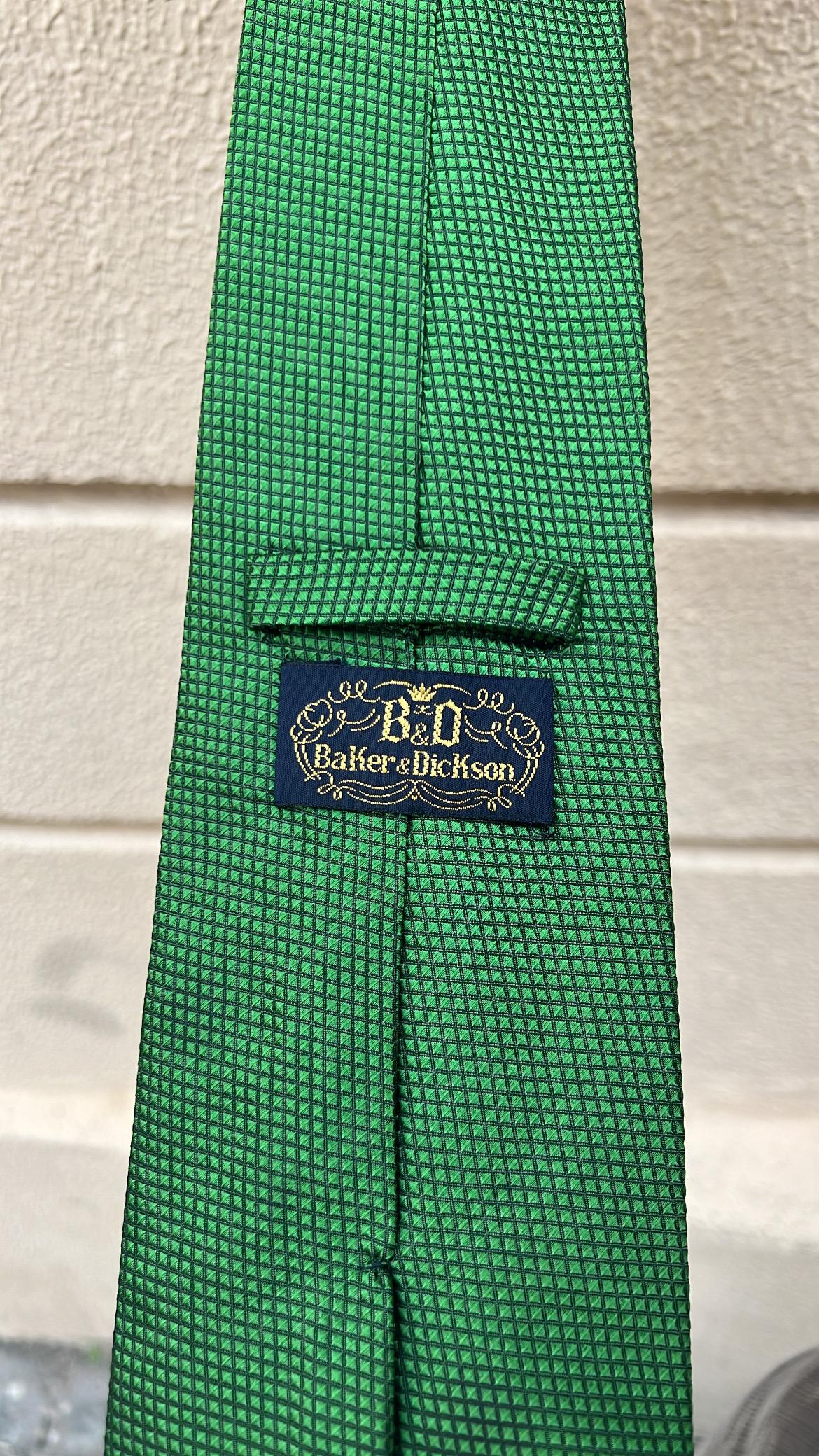 Vintage Green Textured Tie