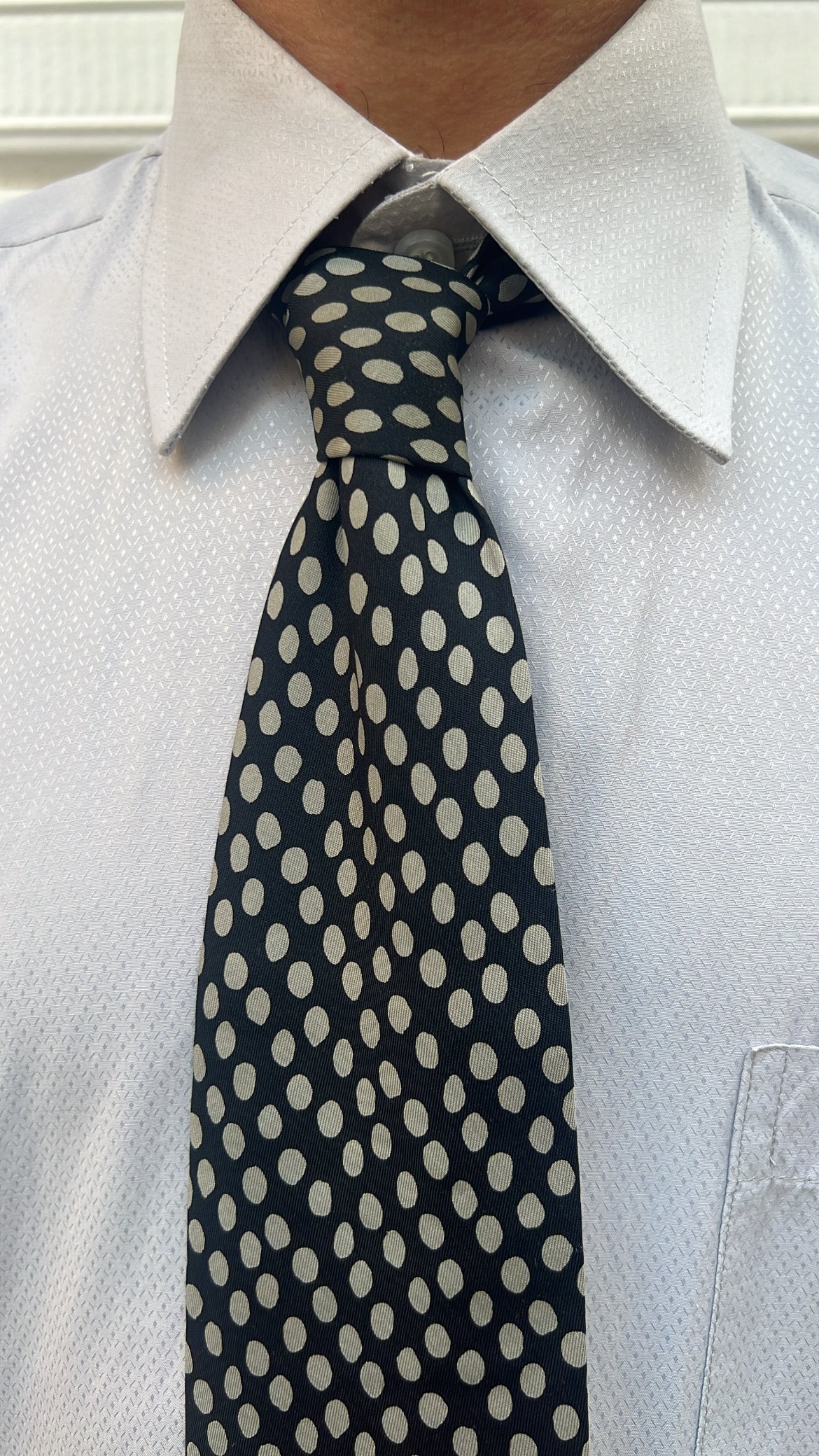 Black Polka Dot Tie