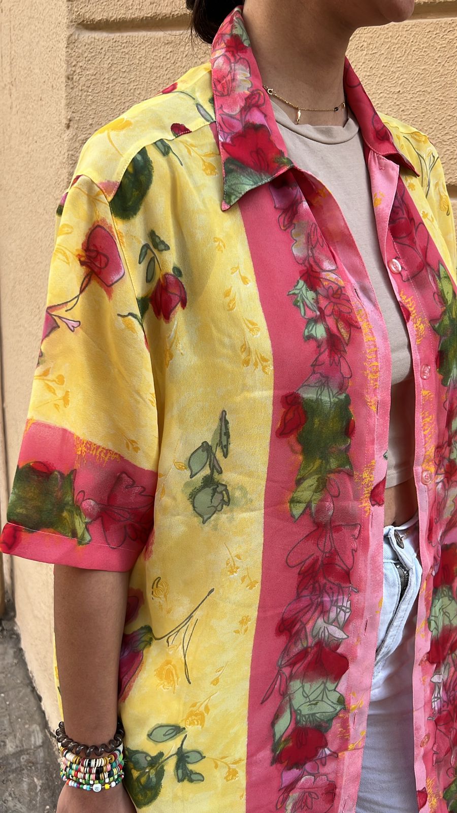 Longline Floral Shirt