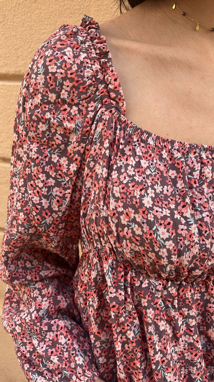 Floral Off-the-Shoulder Blouse