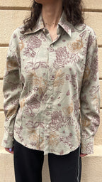 Floral Beige Shirt