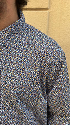 Micro Dot Long Sleeve Shirt