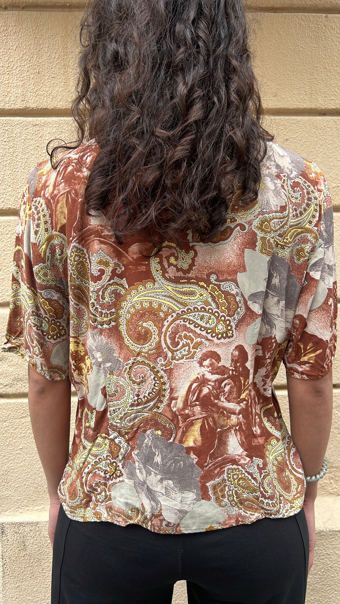 Vintage Art Nouveau Paisley Blouse