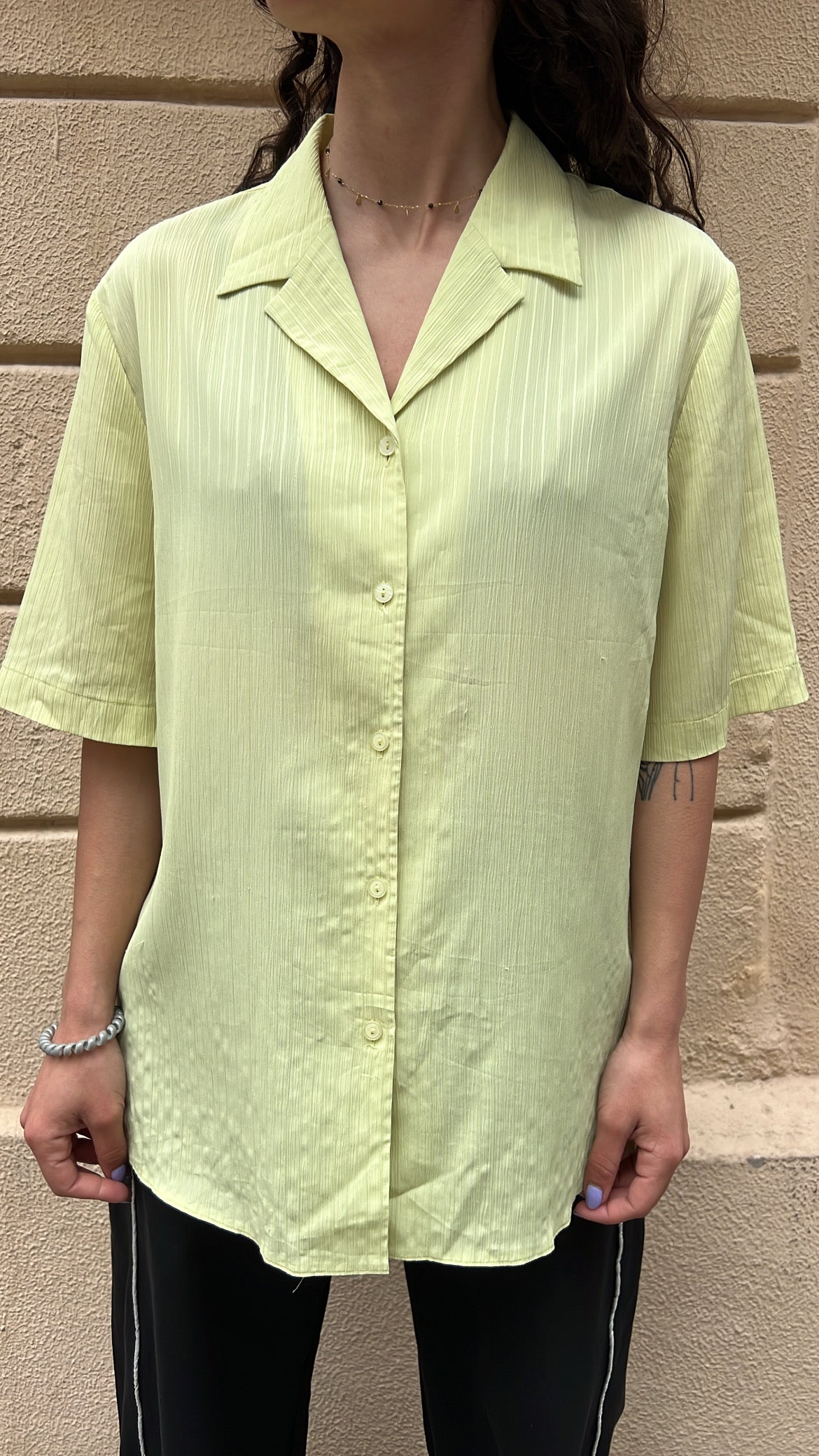 Pastel Lime Blouse