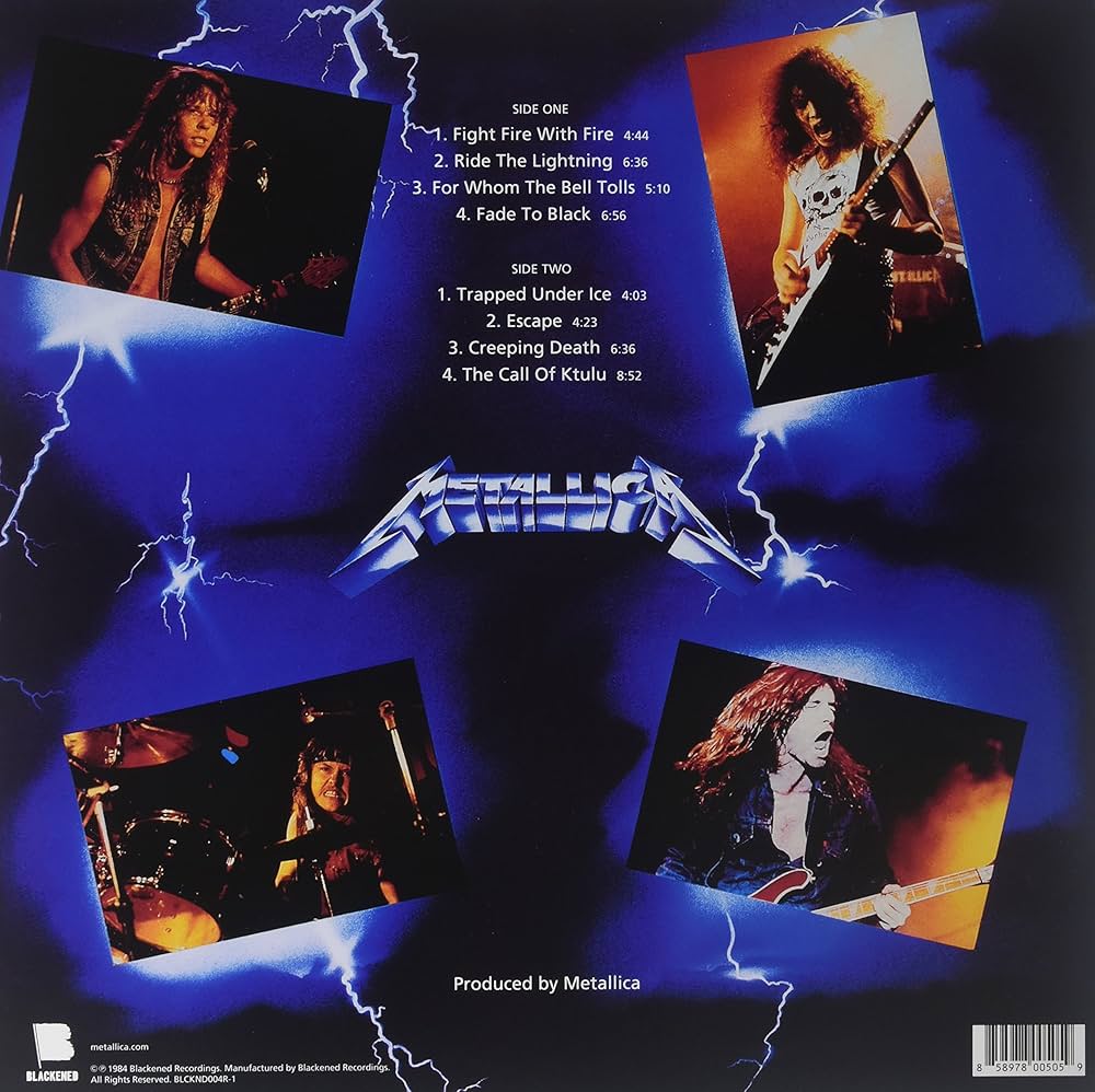 Metallica - Ride The Lightning