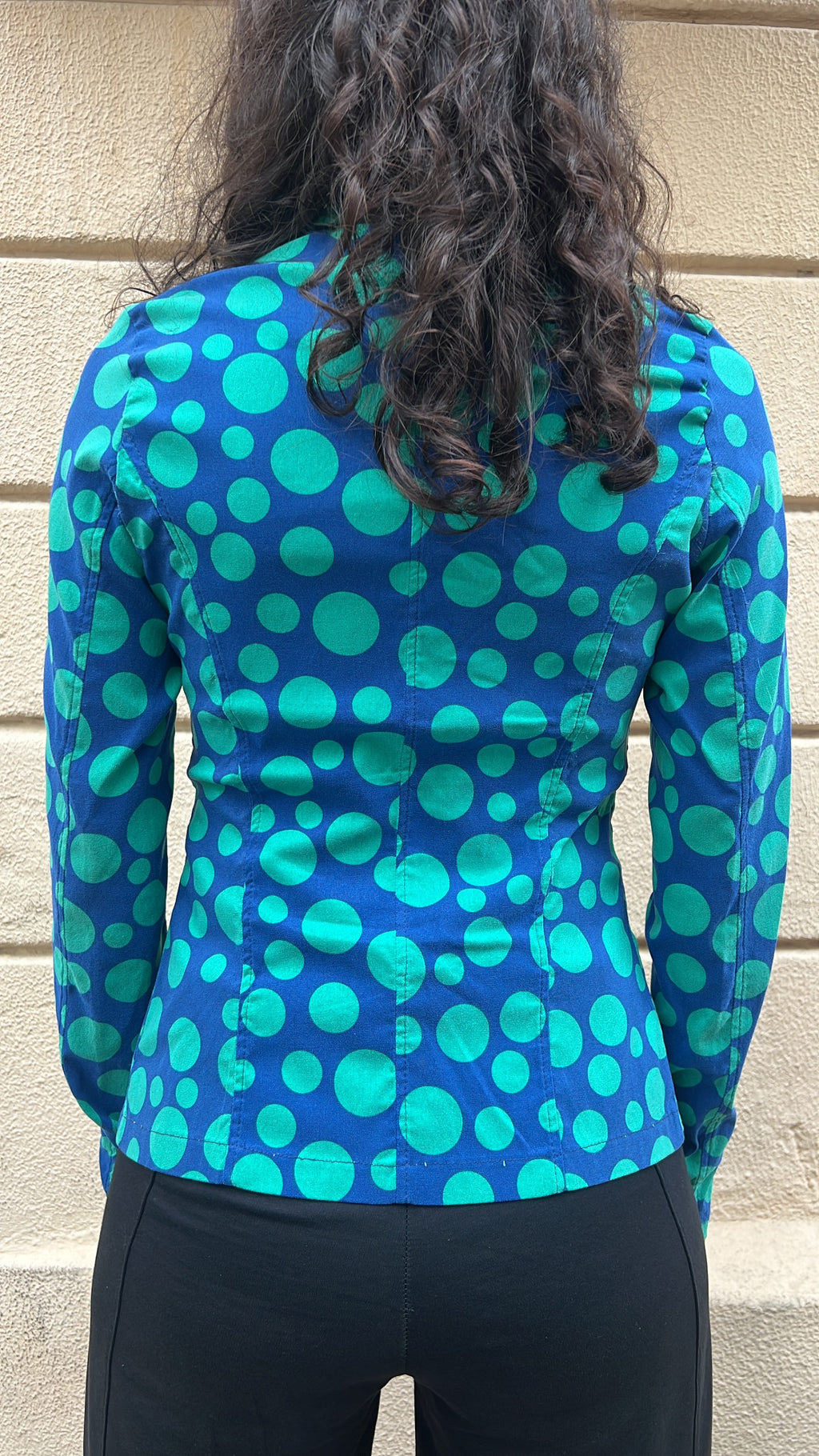 Dotted Blue Blazer
