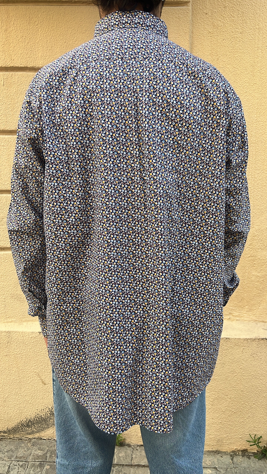 Micro Dot Long Sleeve Shirt