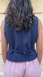 Navy Blue Classic Vest