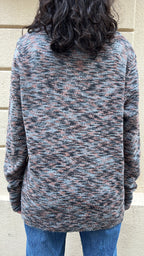 Marled Knit Crewneck Sweater