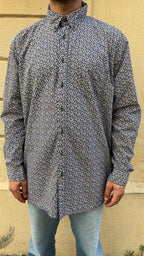 Micro Dot Long Sleeve Shirt