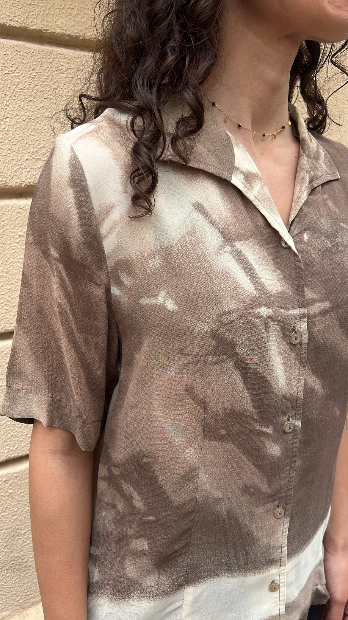 Brown Sheer Shirt