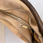 Tan Leather Shoulder Bag
