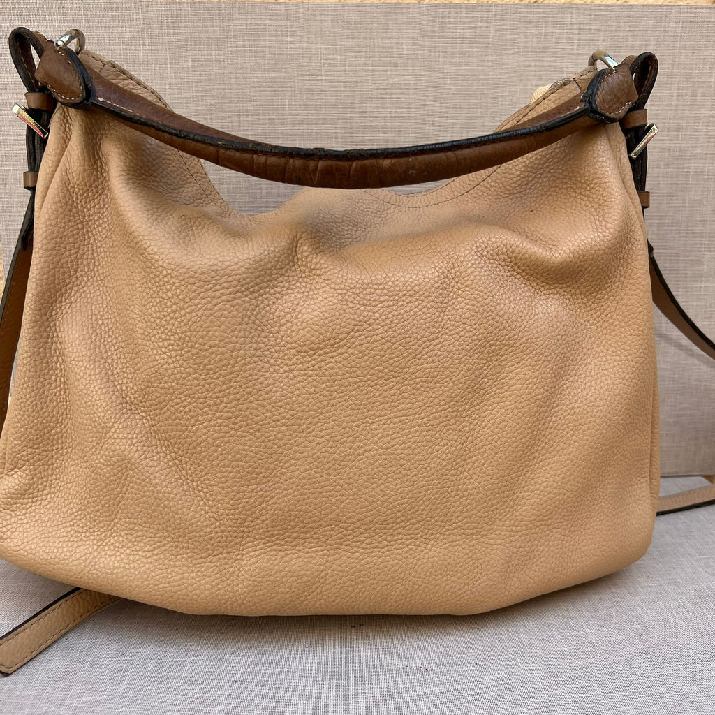 Tan Leather Shoulder Bag