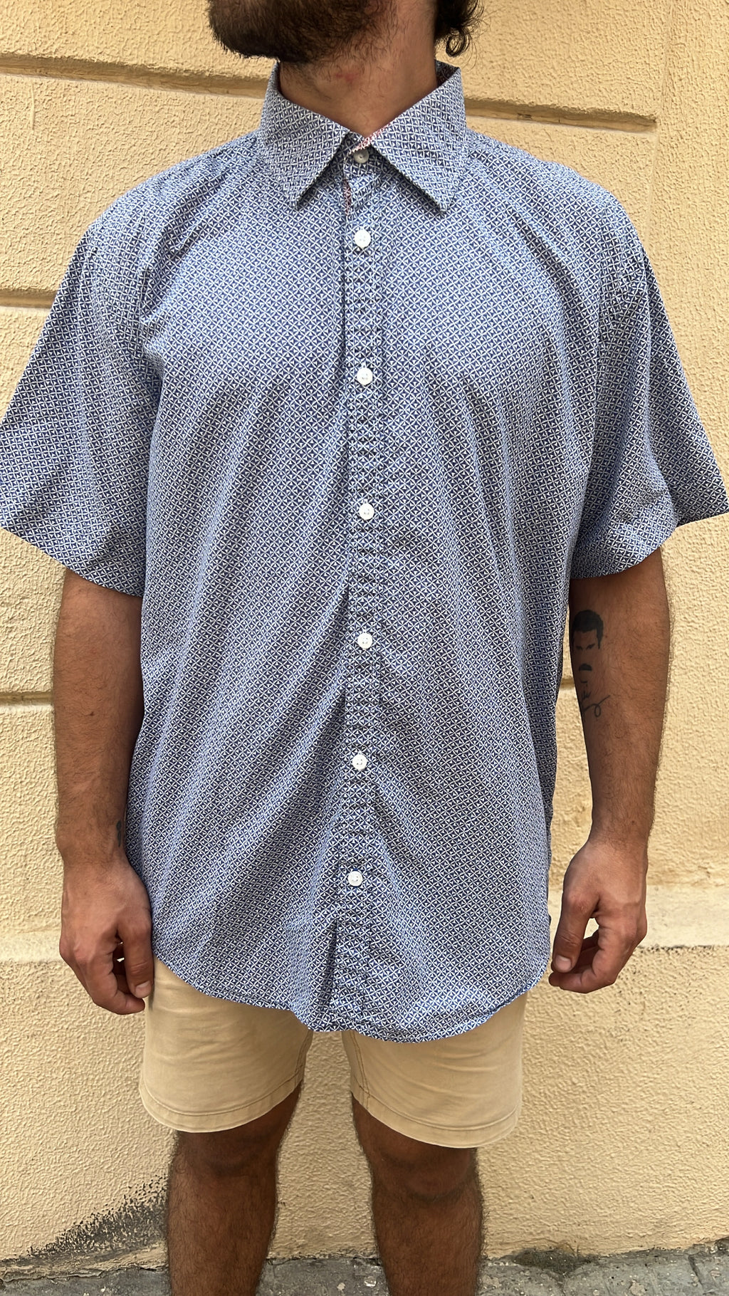 Vintage Micro Geometric Shirt