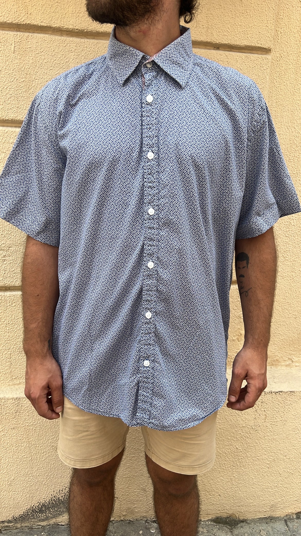 Vintage Micro Geometric Shirt
