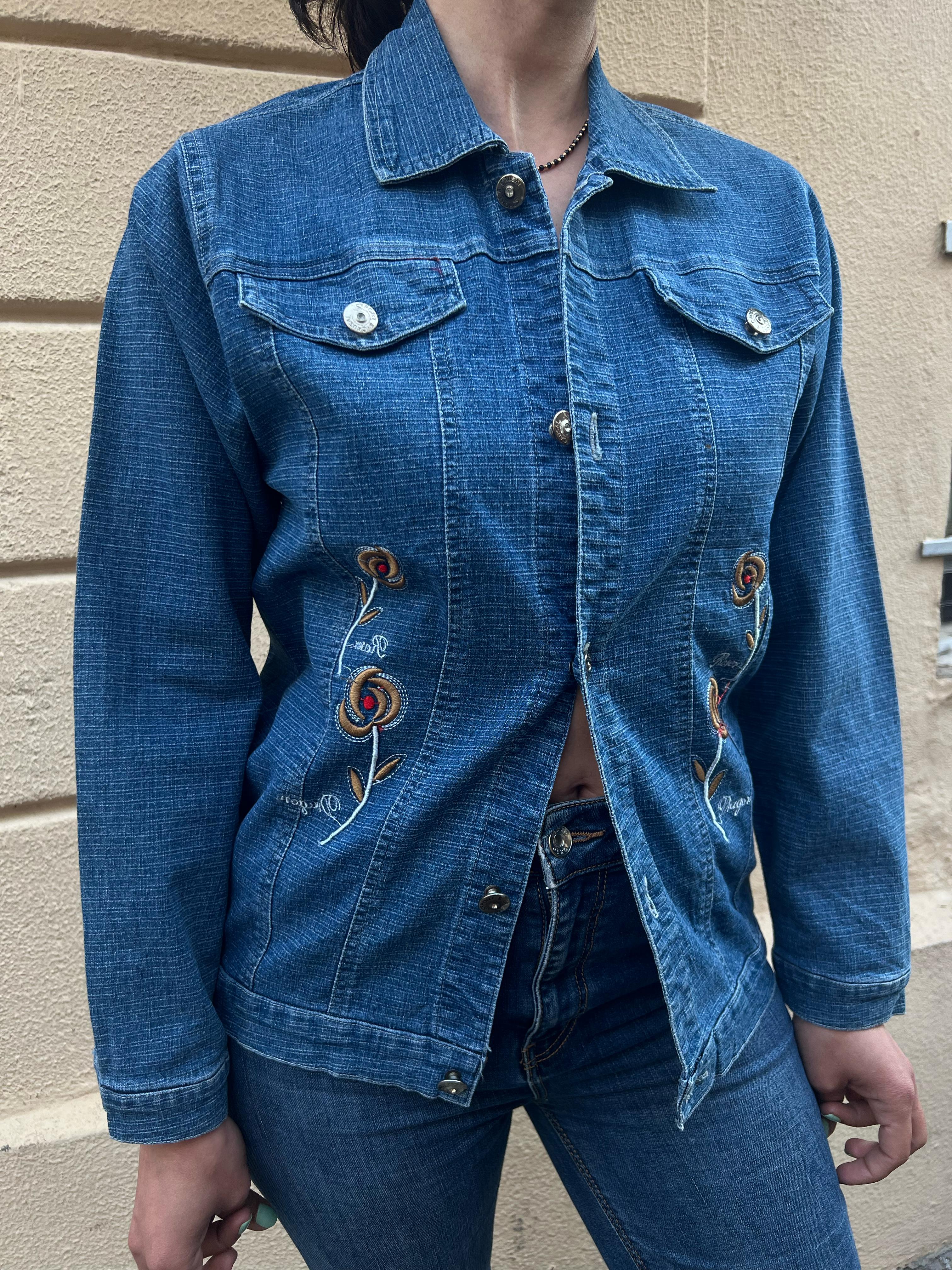Embroidered Denim Jacket