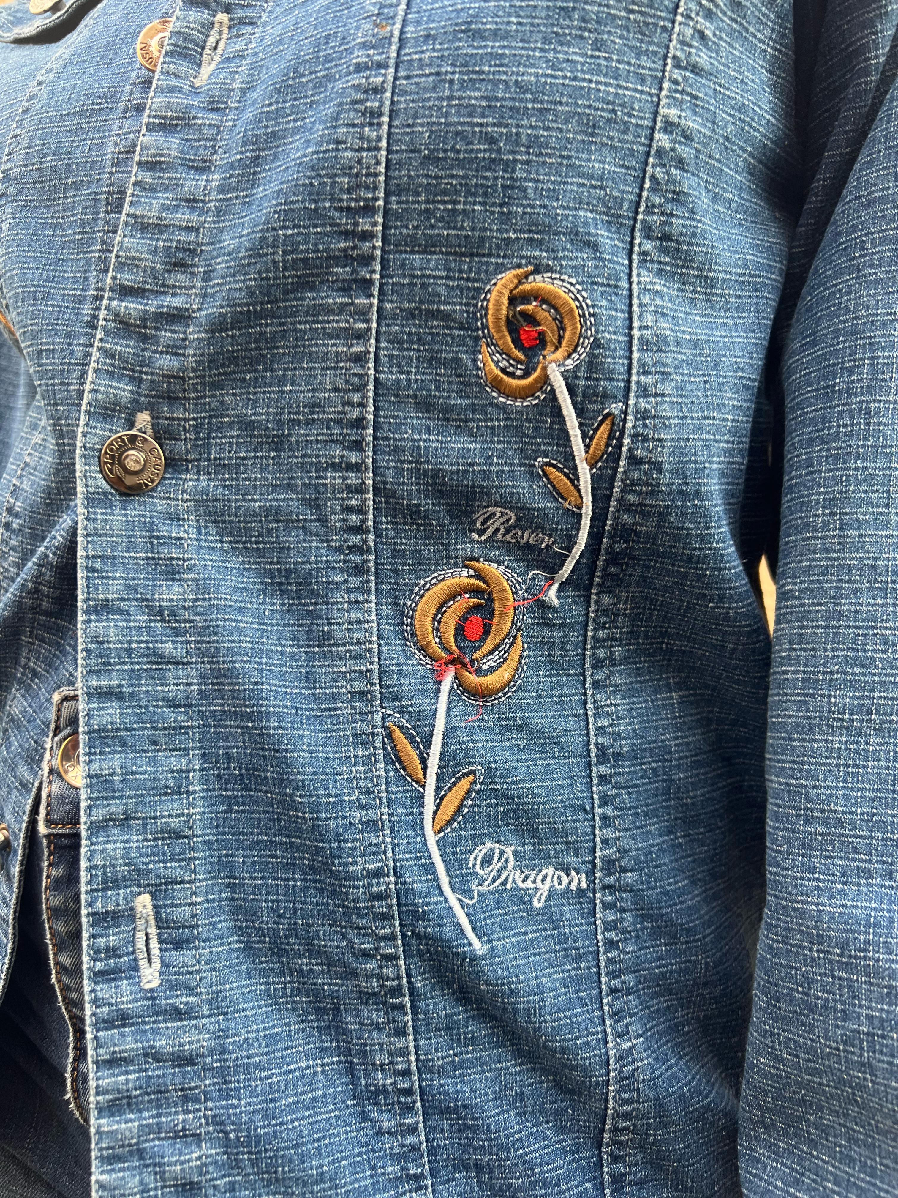 Embroidered Denim Jacket