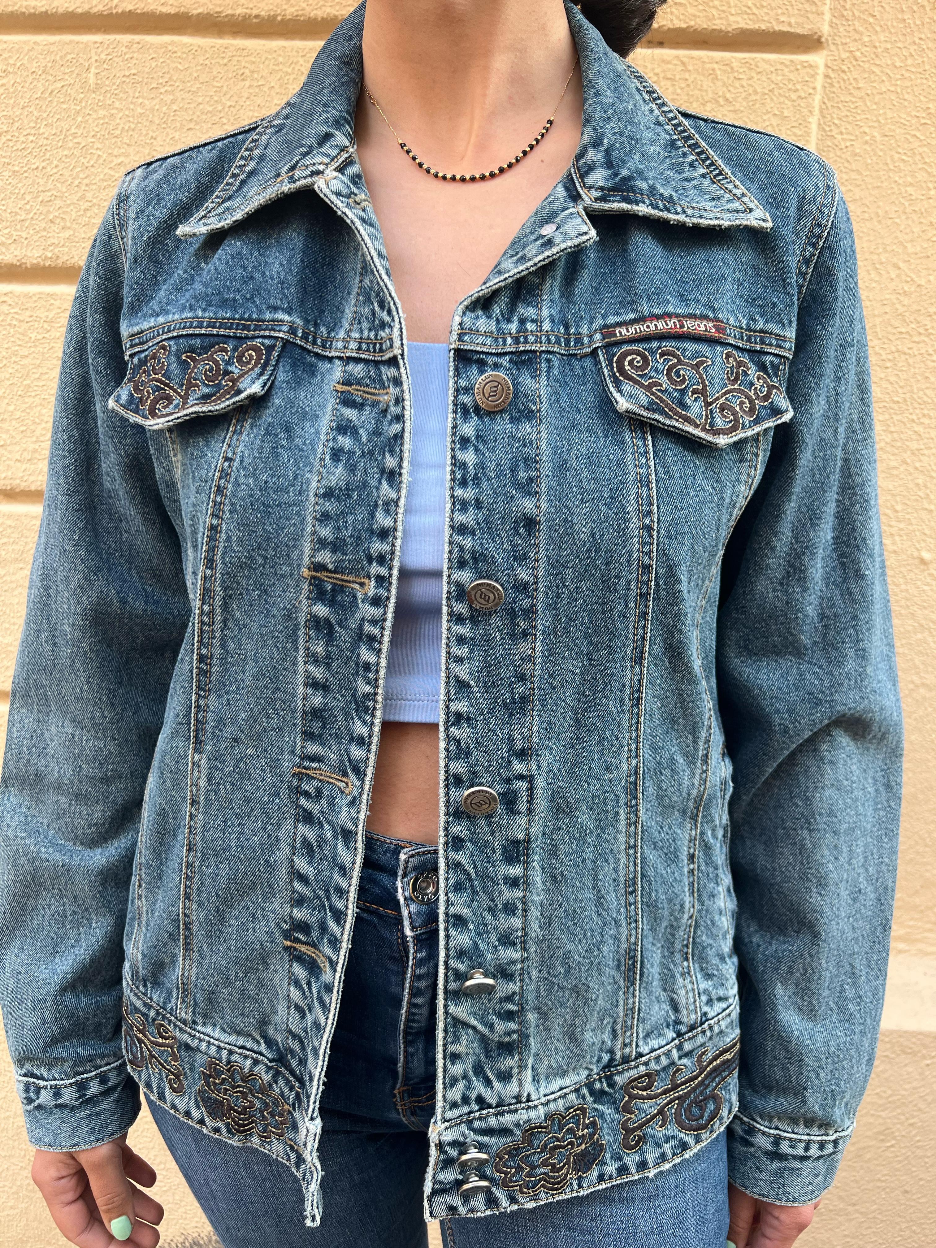 Vintage Embroidered Denim Jacket