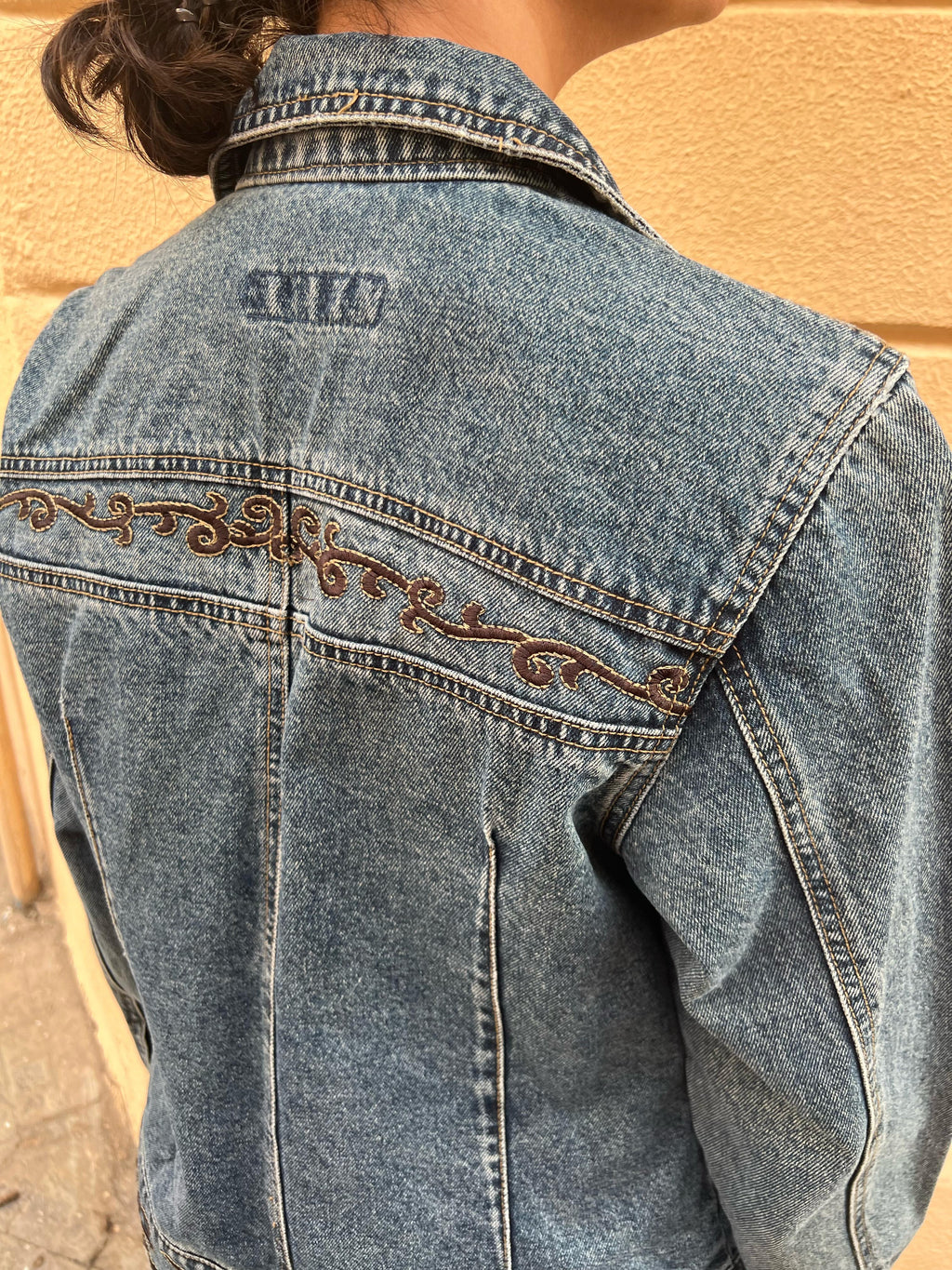 Vintage Embroidered Denim Jacket