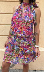 Floral Halter Dress