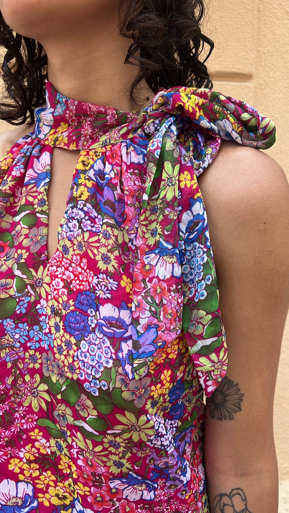 Floral Halter Dress