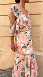 Floral Print Maxi Dress