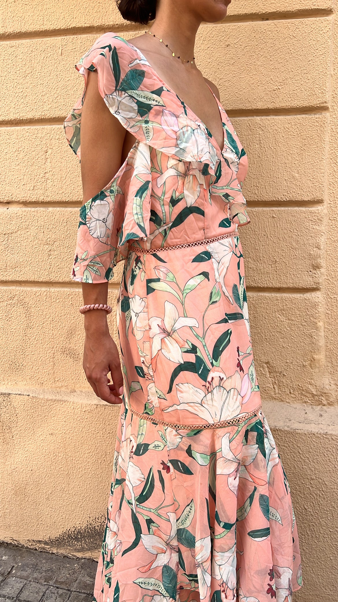 Floral Print Maxi Dress
