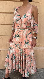 Floral Print Maxi Dress
