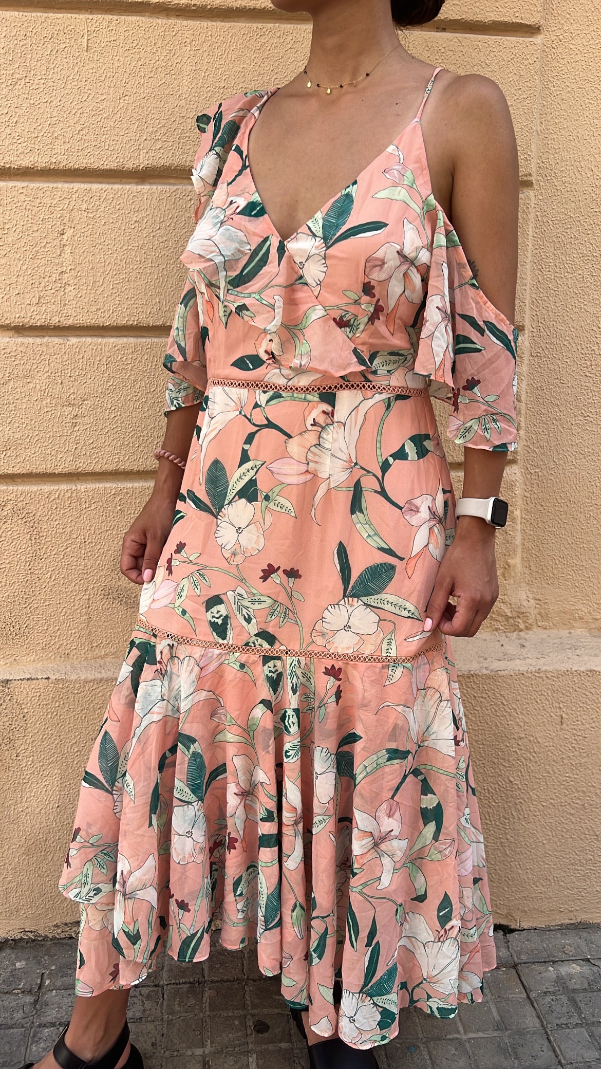 Floral Print Maxi Dress