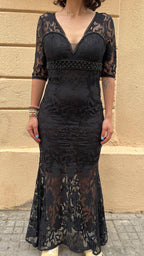 Black Lace Formal Dress