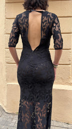 Black Lace Formal Dress