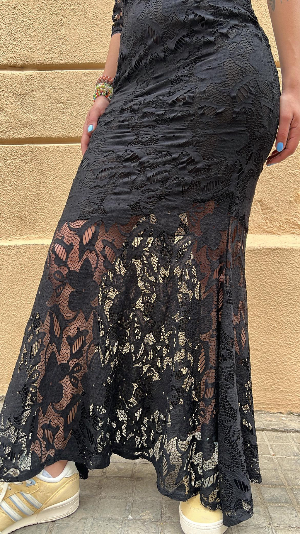 Black Lace Formal Dress