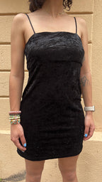 Crushed Velvet Mini Dress