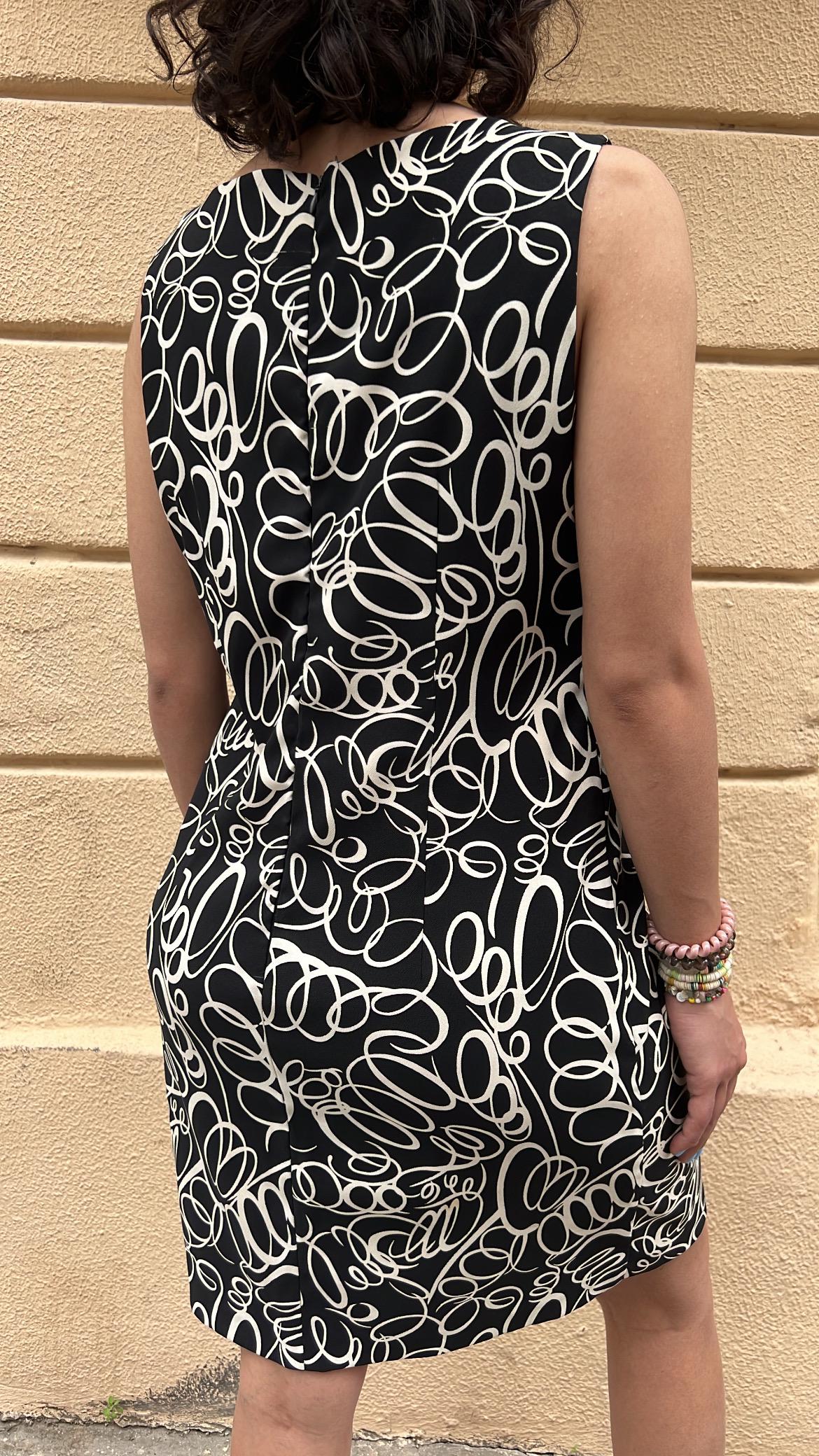 Scribble Print Dress
