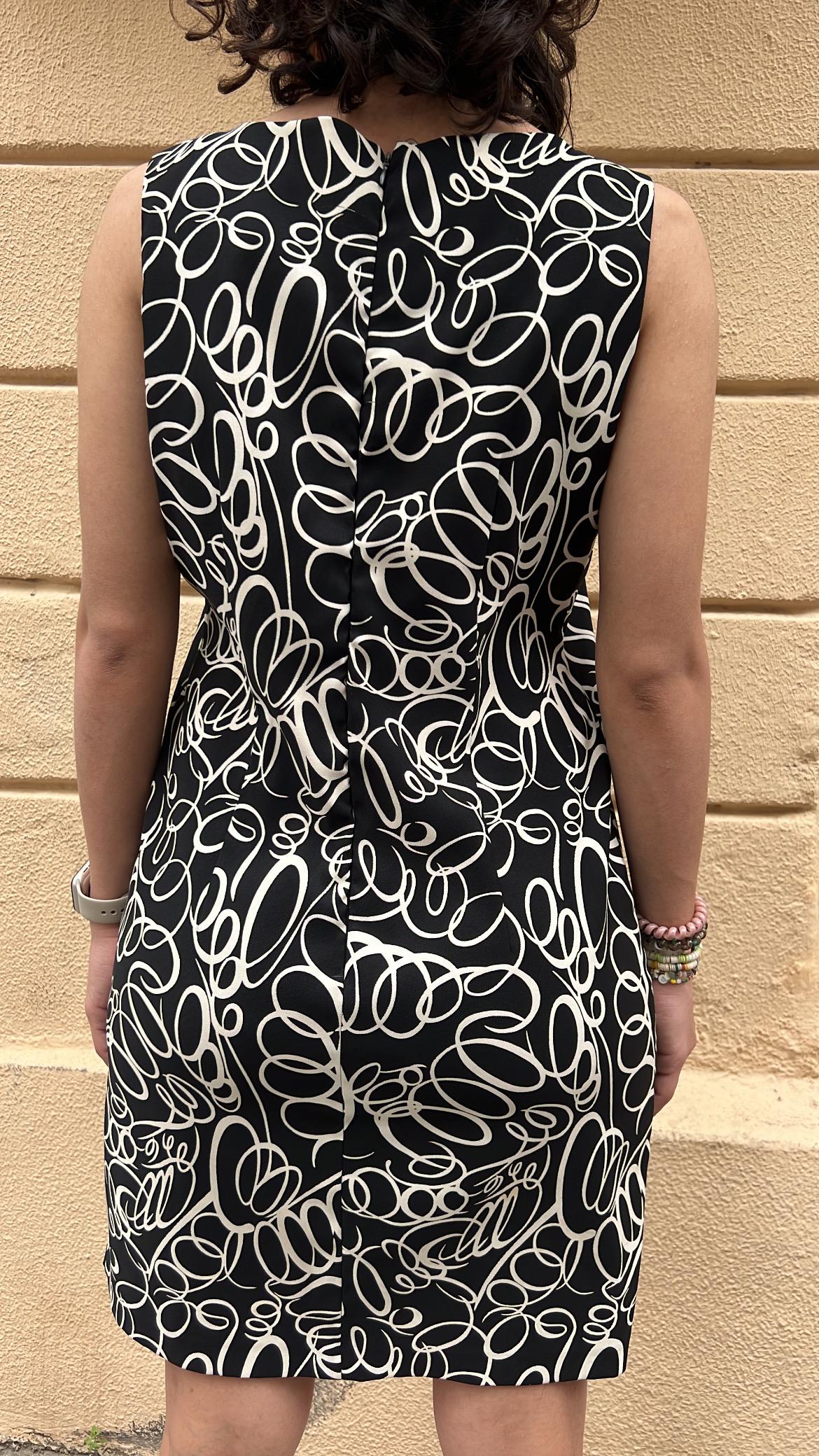 Scribble Print Dress