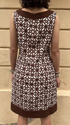 Vintage Geometric Shift Dress