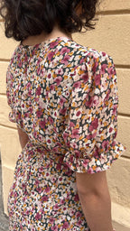 Ruffled Floral Dress