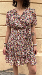Ruffled Floral Dress