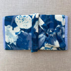 Blue Fleece Floral Tobacco Pouch