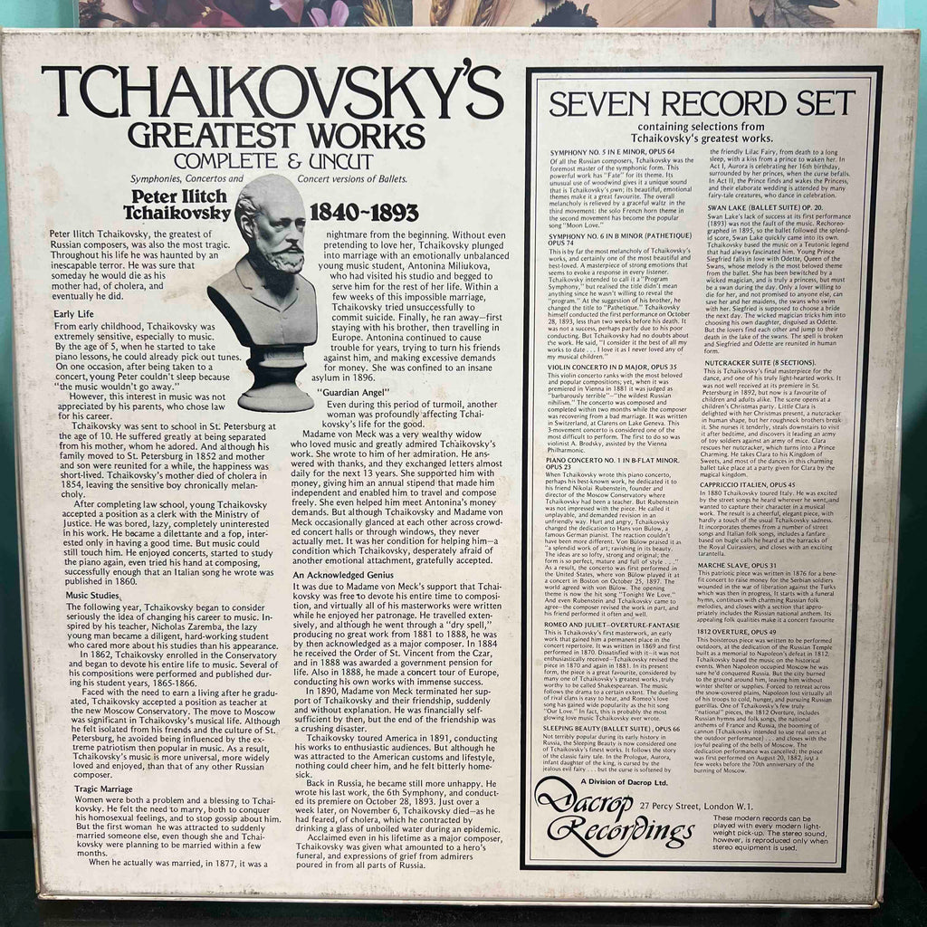Tchaikovsky - Tchaikovsky's Greatest Works