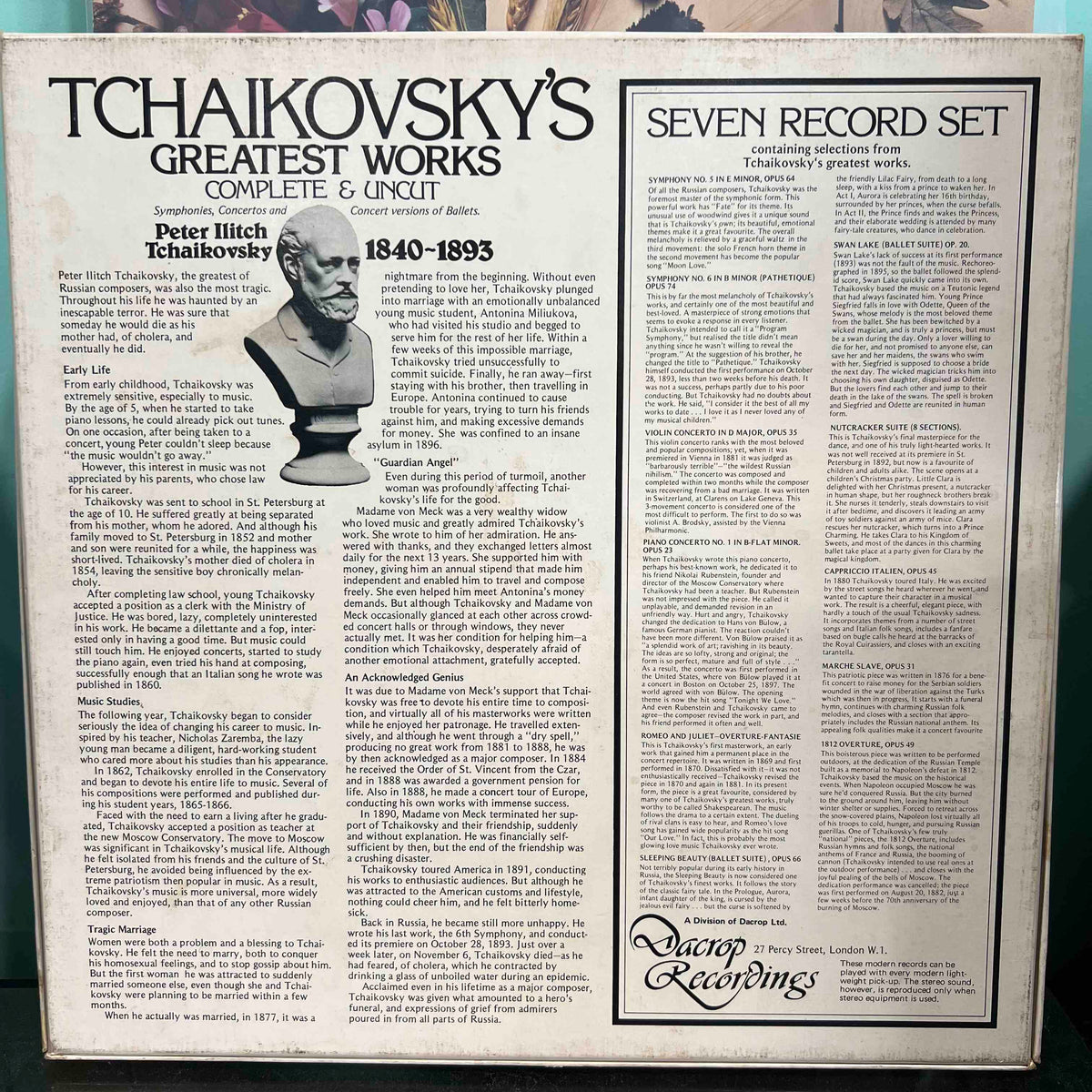 Tchaikovsky - Tchaikovsky's Greatest Works